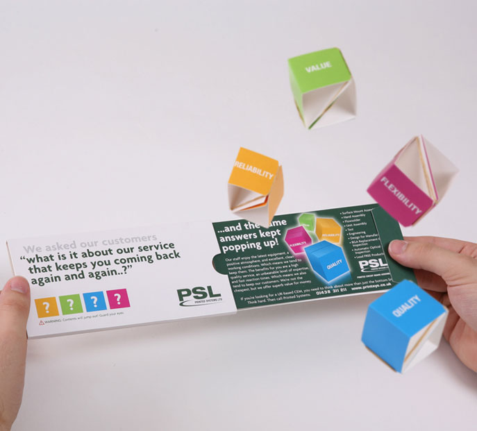 folding mailers